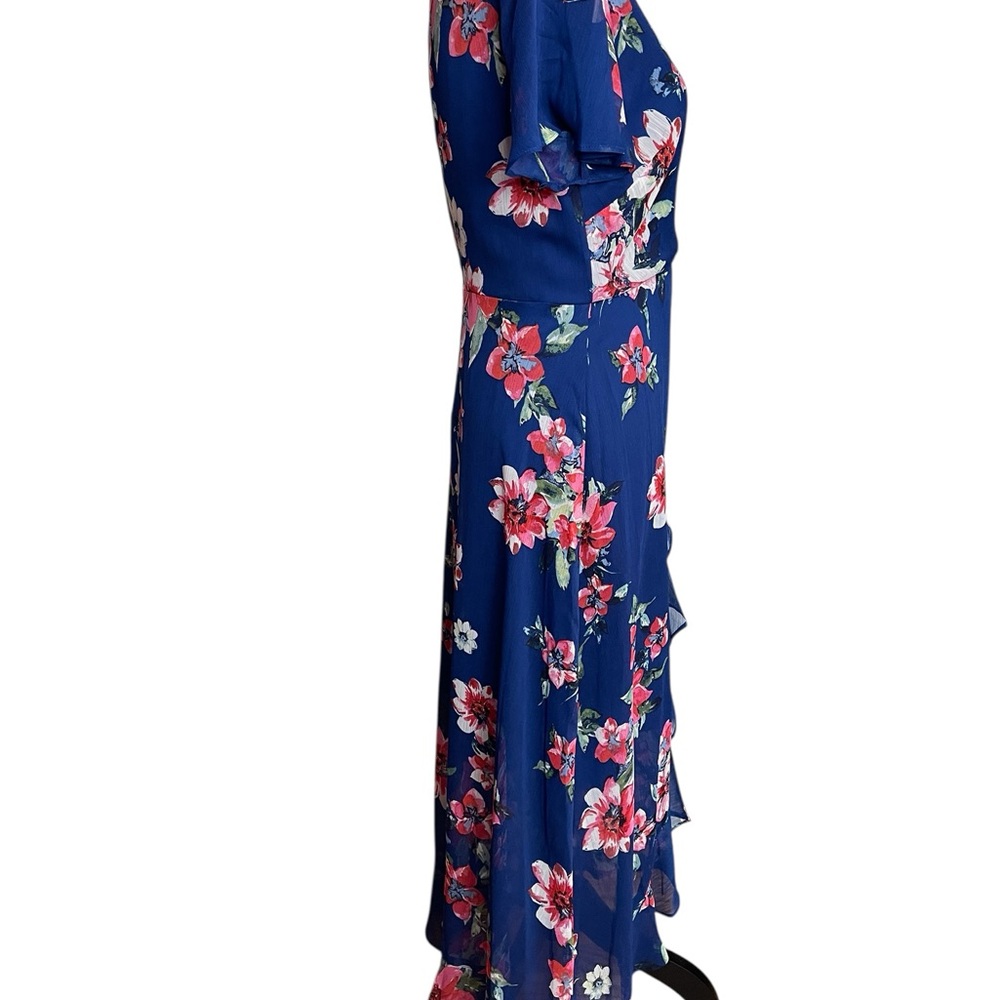 Kensie Navy Floral Midi Dress - Picture 7 of 10